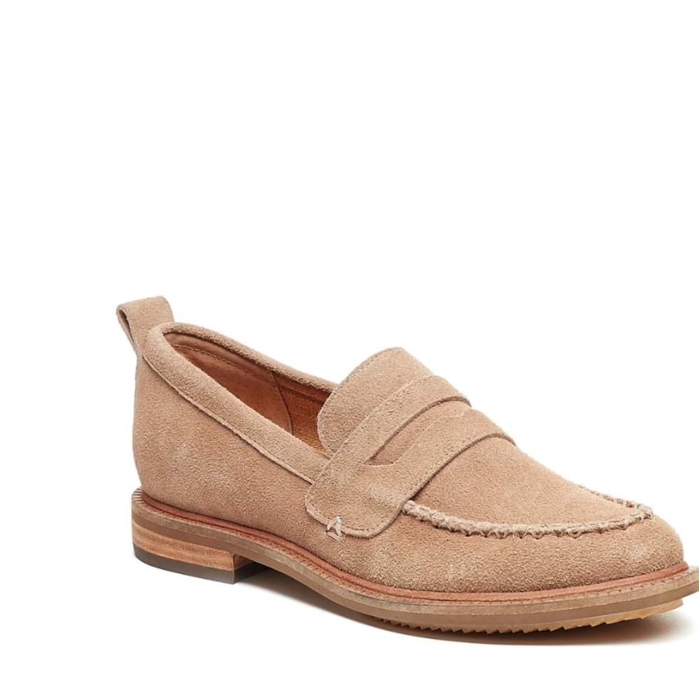 Kelsi Dagger Lens Almond Suede Loafer